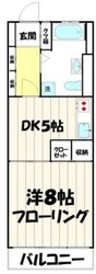 武蔵野サマリヤマンションの物件間取画像